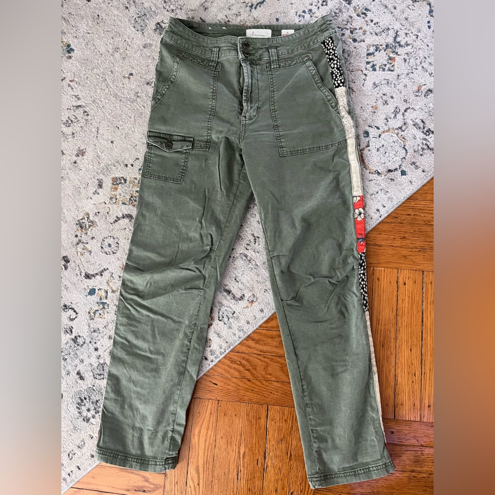 Anthropologie “The Wanderer” Embellished Cargo Pant